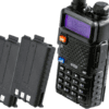 BaoFeng UV-5X3 5-Watt Tri-Band Radio (Package: Add 2x Spare Batteries)