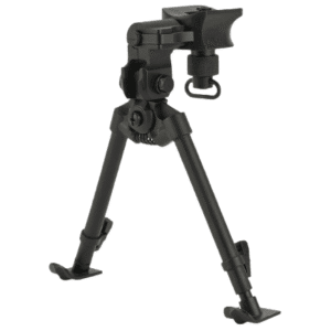 AGM Samurai V-Grooved Multi Purpose Steel Bipod for Airsoft Sniper Rifles