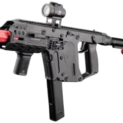 Krytac / EMG Strike Industries Licensed Custom KRISS Vector Airsoft AEG SMG (Model: Black-Red)
