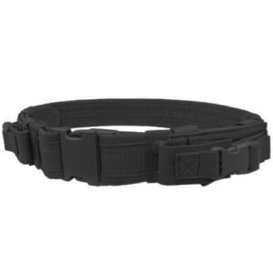 Condor Tactical Pistol Belt w/ Mag Pouches (Color: Black)