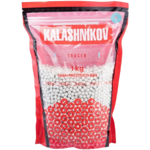 Kalashnikov Licensed High Grade Precision Airsoft Tracer BBs (Weight: 0.25g / 4000rds / Green)