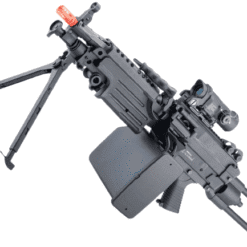 A&K / Cybergun FN® Licensed "Middleweight" M249 MINIMI® SAW Machine Gun (Model: MK II Para / Black)