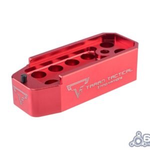 6mmProShop TTI Licensed Magazine Baseplate for M4 AEG Airsoft Magazines (Color: Red)