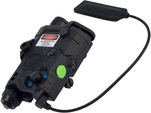 Element Dummy PEQ-15 LA-5C Illuminator w/ Flashlight, Visible and IR Laser (Color: Black / Green Laser / IR)