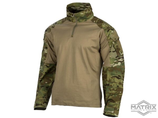 Matrix G3 1/4 Zip Tactical Combat Shirt (Color: Multicam
