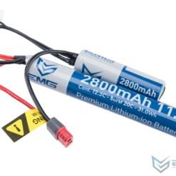 EMG 11.1v High Performance Premium Li-Ion Butterfly Type Airsoft Battery (Model: For Deans / T-Plug Connector / 2800mAh)