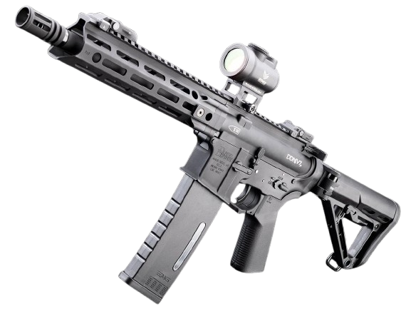 EMG Daniel Defense Licensed DDM4 V7P Pistol AEG Airsoft Rifle w/ EDGE II Gear Box (Color: Black)