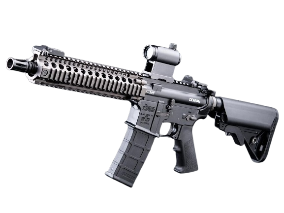 RA-TECH Custom Daniel Defense Licensed Mk18 MOD.1 Gas Blowback Airsoft Rifle (Model: Level 1)