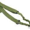 Matrix Tactical One-Point Bungee Sling w/ CQB-R Sling Adapter (Color: OD Green)