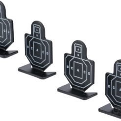 Matrix Airsoft IPSC Style Practice Aluminum Target Set (Package: Set of 4)