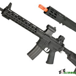 Krytac Full Metal Trident MKII SPR / PDW Upper Airsoft AEG Rifle Package (Color: Black)