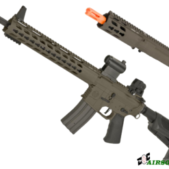 Krytac Full Metal Trident MKII SPR / PDW Upper Airsoft AEG Rifle Package (Color: Dark Earth)