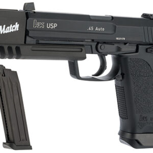 Heckler & Koch USP Match Gas Blowback Airsoft Pistol by KWA (Package: Pistol and Spare Magazine)