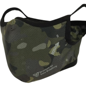 Laylax Battle Style AeroFlex Face Guard (Color: Black Camo / Large - X-Large)