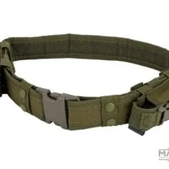 Matrix Ballistic Nylon Tactical Pistol Belt (Color: OD Green w/ Mag Pouches)