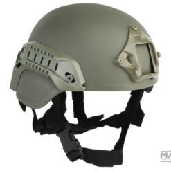 Matrix MICH 2000 Airsoft Helmet w/ NVG Shroud & ACH Rail (Color: OD Green)
