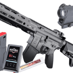 EMG Custom Built Strike Industries Licensed "Sentinel" AR-15 Airsoft AEG Rifle w/ GRIDLOK® Handguard System (Color: Black / 8.5" Rail / Go Airsoft Package)