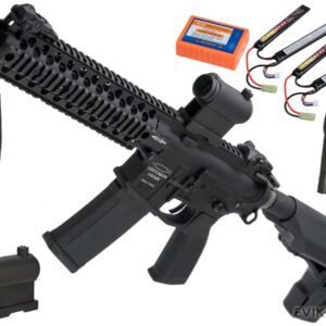 PTS Centurion Arms CM4 with KWA AEG3 System Airsoft AEG Rifle (Model: Go Airsoft Package)