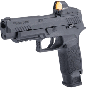 SIG Sauer ProForce P320 M17 MHS Airsoft GBB Pistol (Color: Black / CO2 / Competition Package)