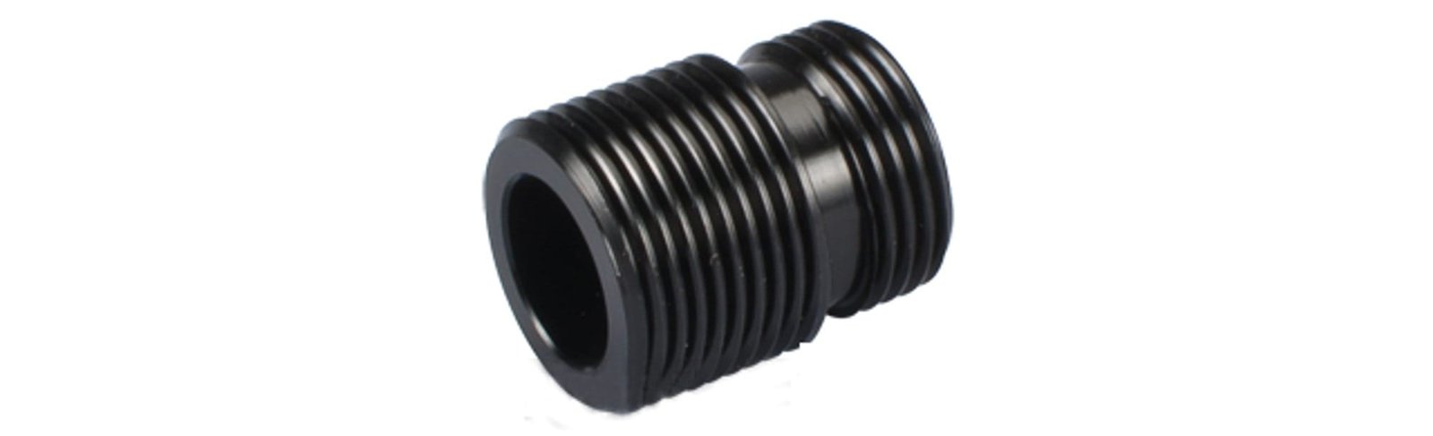 Matrix Aluminum 13mm Positive to 14mm Negative Airsoft Thread Adapter
