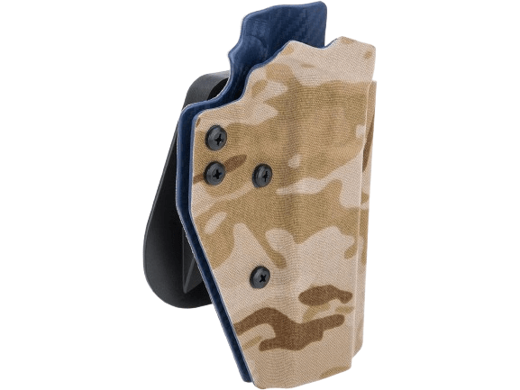 QVO Tactical "Secondary" OWB Kydex Holster for EMG STI / TTI JW3 2011 Combat Master Series (Color: Multicam Arid)