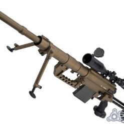 6mmProShop x CheyTac M200 Intervention Bolt Action Custom Sniper Rifle (Model: Dark Earth / Add 3-12x50 Scope)