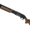 S&T M870 Type Full Metal Airsoft Training Shotgun (Version: Police / Black / Wood Stock)