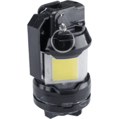 T238 Rechargeable Tactical Prop Electric Flashbang w/ Strobe and Alarm (Color: Black)