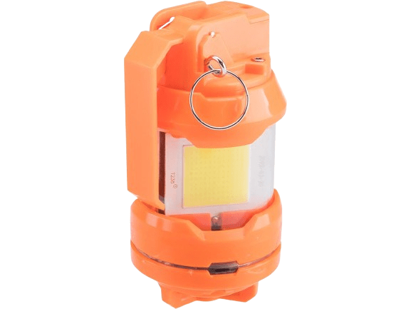 T238 Rechargeable Tactical Prop Electric Flashbang w/ Strobe and Alarm (Color: Orange)