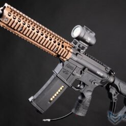 EMG Daniel Defense Licensed Special Edition MK18 MTW HPA Powered M4 Airsoft Rifle by Wolverine Airsoft (Model: Black)