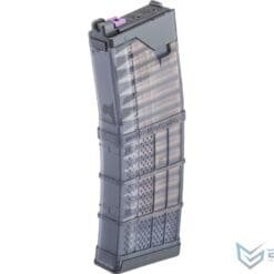 EMG Lancer Systems Licensed L5AWM 30 Round Magazine for CGS & MWS Gas Blowback Airsoft Rifles (Color: Translucent Smoke / 300 BLK)