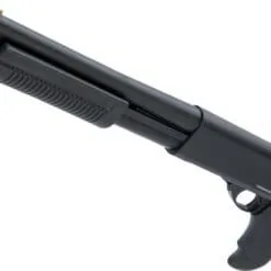 S&T M870 Type Full Metal Airsoft Training Shotgun (Version: Short-Barreled / Black / Polymer Grips)
