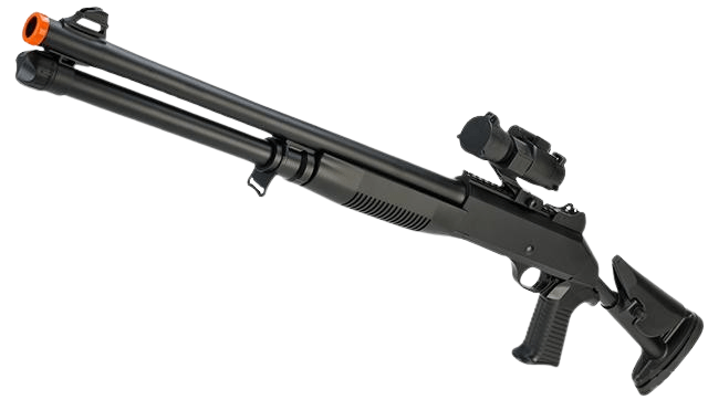 S&T / AGM M3 Tactical Shell loading Airsoft Shotgun (Model: Retractable Stock)