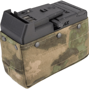 Bullgear 2500 Round Box Magazine Kit for A&K M249 Airsoft AEG Machine Gun (Color: ATACS-FG)