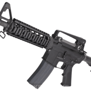WE-Tech M4A1 RIS V3 Open Bolt Airsoft Gas Blowback GBB Rifle (Model: CQB / Black)