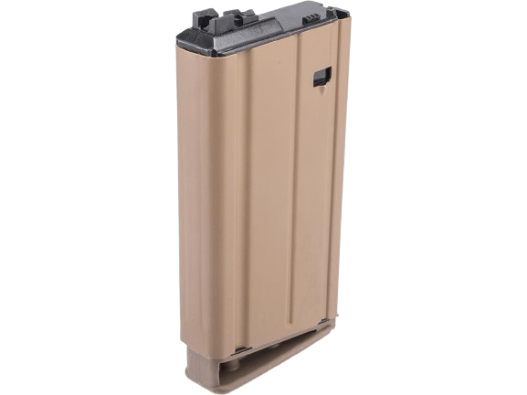 WE-Tech 30rd Magazine for SCAR-H MK17 V2 Seal Custom Gas Blowback Rifles (Color: Tan)