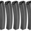CYMA Metal 100rd Mid-Cap Mag for MP5 / Mod5 Series Airsoft AEG (Package: Set of Five)