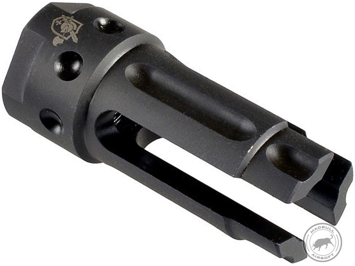 Knights Armament Fully Licensed QDC 3-Prong Flash Hider For QDC Barrel Extension (Type: 14mm- / Negative / CCW)