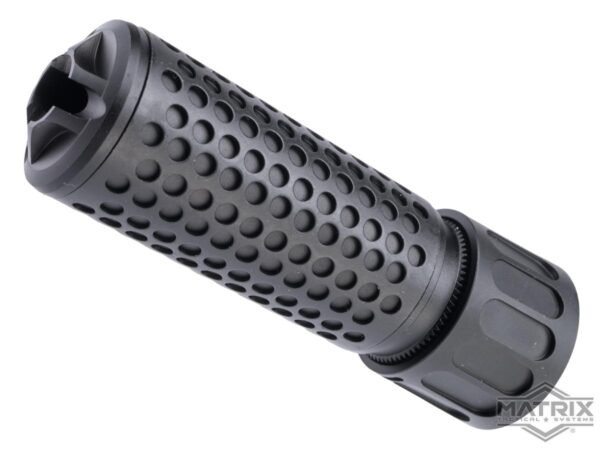 Matrix x Knight's Armament Licensed QDC CRS PRT Airsoft Mock Suppressor (Model: Short / Suppressor Only)