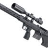 Desert Tech SRS-A2 22" Covert Pull Bolt Action Bullpup Sniper Rifle by Silverback Airsoft (Color: Black / Right-Handed)