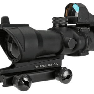 Element Bravo OP Style 4x32 Magnified Scope w/ Red Dot Reflex Sight for Airsoft Rifles