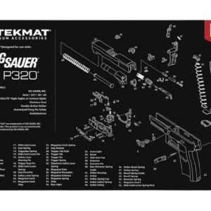 TekMat Armorer's Bench Gun Cleaning Mat (Model: SIG SAUER® P320)