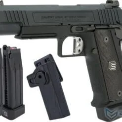 EMG / Salient Arms International 2011 DS 5.1 Full Auto Select Fire GBB Pistol (Color: Black / CO2 / Carry Package)
