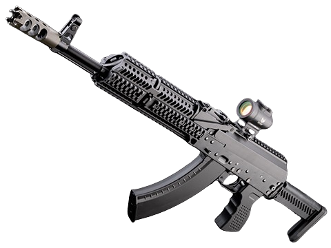 CYMA Platinum Tactical AKM Airsoft AEG Rifle w/ Z Style CNC Picatinny Handguard & Kestrel V3 MOSFET (Color: Black)