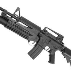 Cybergun Colt Licensed M4A1 AEG Airsoft Rifle w/ Colt Licensed Gas M203 40mm Grenade Launcher by E&C
