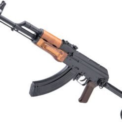 GHK Full Metal AKMS Airsoft GBB Rifle with Real Wood Handguard and Steel Folding Stock