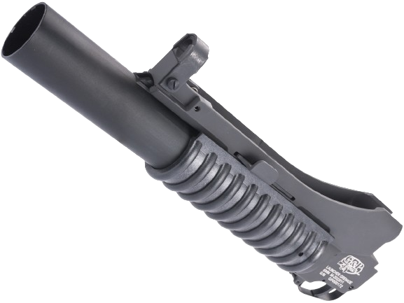 G&P Military Type M203 Grenade Launcher for M4 Series Airsoft Rifles (Color: Black / Long)