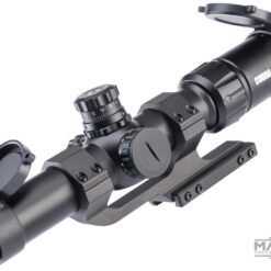 Matrix LPVO 1.5-6x24E Shockproof Illuminated Red/Green Reticle Sniper Scope (Color: Black)