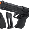 Cybergun Magnum Research Licensed Select Fire Desert Eagle CO2 Gas Blowback Airsoft Pistol by KWC (Color: Black / Add Magazine + Holster)