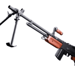 BAR M1918 A2 Full Size Full Metal Airsoft AEG Rifle w/ Steel Bipod by Matrix (Furniture: Imitation Wood)